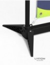 AEROSTAND 120 / Stand Noir HD 85 x 200 cm