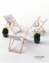 CHILIENNE BOIS / Chaise Longue Personnalisée En Bois
