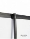 ROLLHQ 100 / Enrouleur Luxe Noir 100 x 200 cm