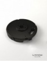 MATP31 NOIR Mono / Socle PVC béton 10 Kg sans axe de rotat°
