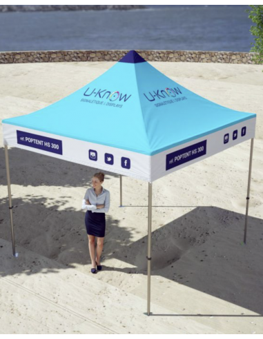 POPTENT CS 300 / Tente Eco Acier 3 x 3m-PLV-Alchimistes