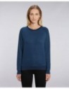 Stella Tripster Denim Sweatshirt Col Rond Femme