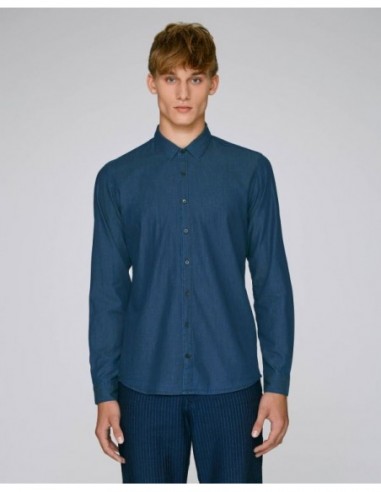 Chemise Stanley Innovates Denim-Hommes-Alchimistes