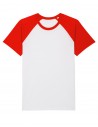 Catcher Short Sleeve T-Shirt Manches Contrastées Unisexe