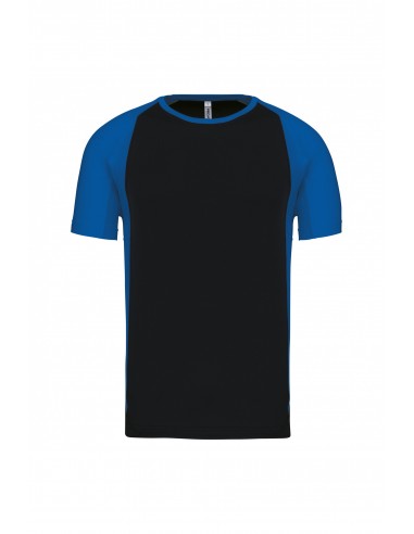 T-shirt de sport bicolore manches courtes unisexe - PA467-Accueil-Alchimistes