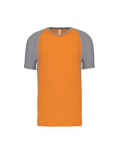 T-shirt de sport bicolore manches courtes unisexe - PA467-Accueil-Alchimistes