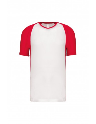 T-shirt de sport bicolore manches courtes unisexe - PA467-Accueil-Alchimistes