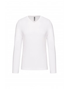 T-shirt col V manches...