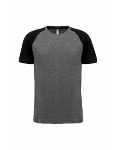 T-shirt triblend bicolore...