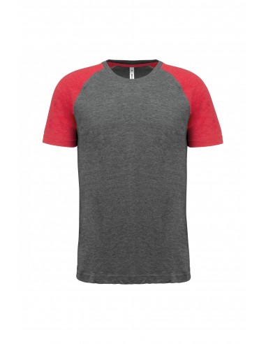 T-shirt triblend bicolore sport manches courtes unisexe - PA4010-Accueil-Alchimistes