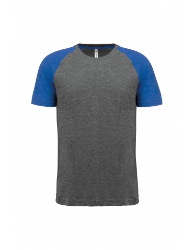 T-shirt triblend bicolore sport manches courtes unisexe - PA4010-Accueil-Alchimistes