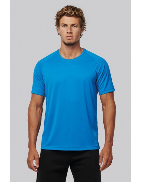 T-shirt de sport à col rond recyclé homme - PA4012-Accueil-Alchimistes