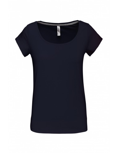 T-shirt col bateau manches courtes femme - K384-Accueil-Alchimistes