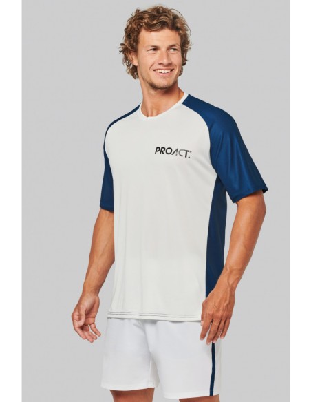 T-shirt de padel bicolore à manches raglan homme - PA4030-Accueil-Alchimistes