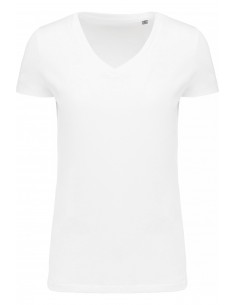 T-shirt Supima® col V...