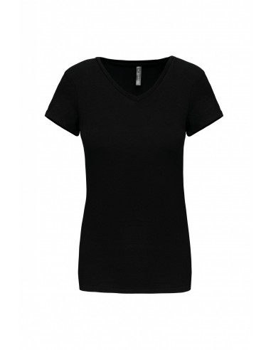 T-shirt col V manches courtes femme - K3015-Accueil-Alchimistes