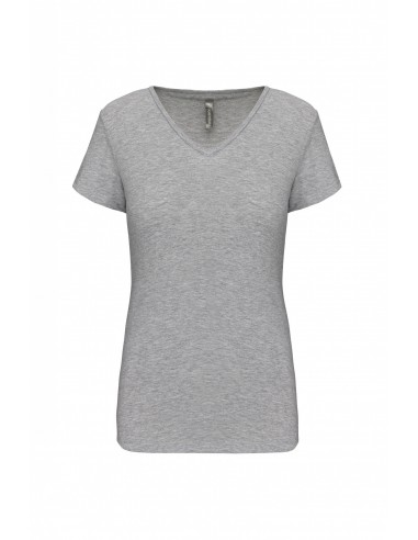 T-shirt col V manches courtes femme - K3015-Accueil-Alchimistes