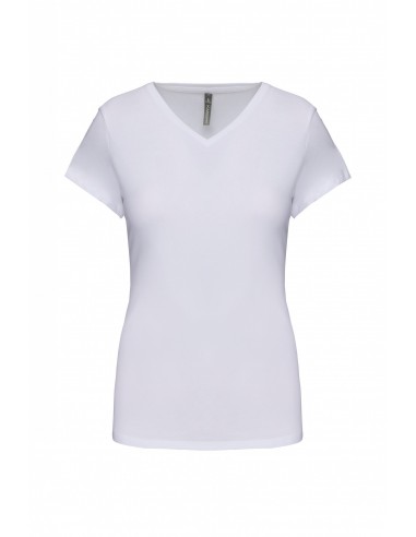 T-shirt col V manches courtes femme - K3015-Accueil-Alchimistes