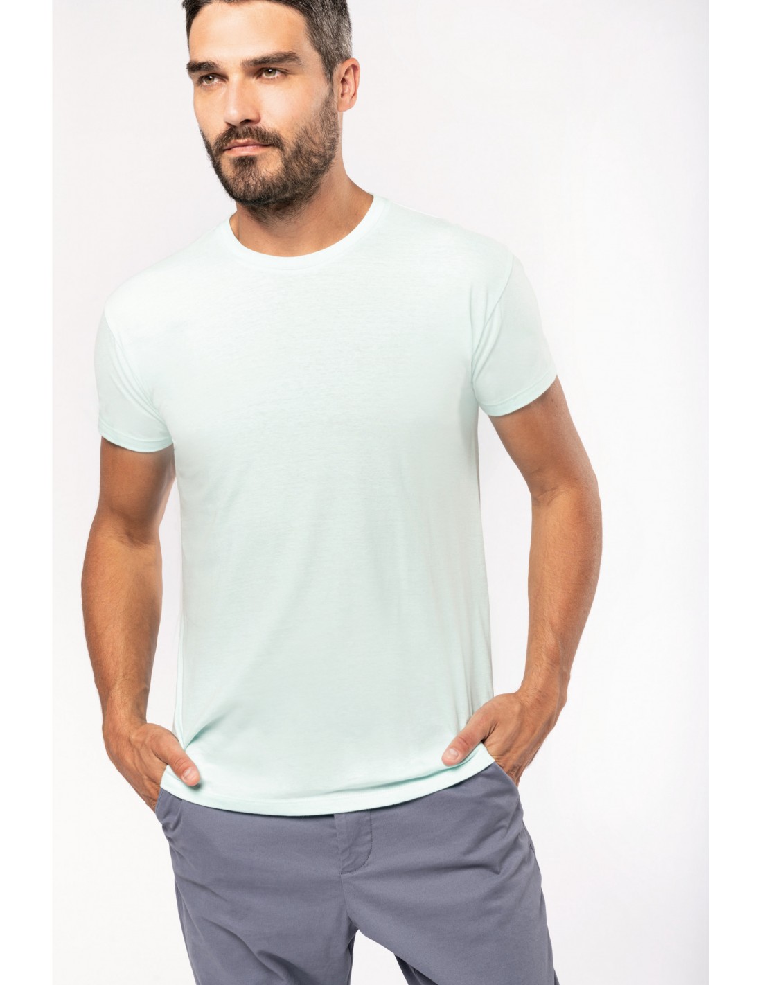T-shirt Bio150 col rond homme - K3025