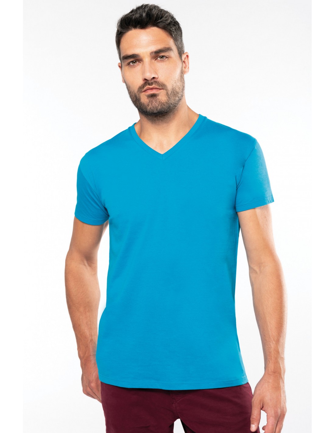 T-shirt Bio150 col V homme - K3028