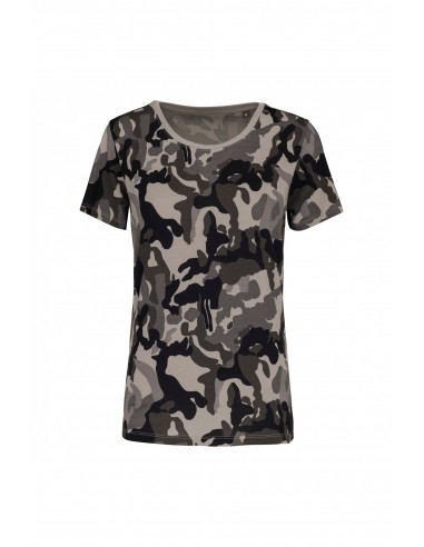 T-shirt camo manches courtes femme - K3031-Accueil-Alchimistes