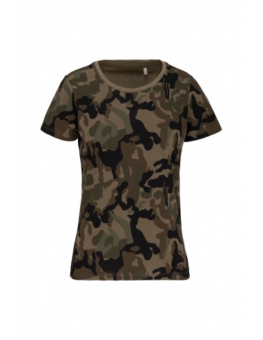 T-shirt camo manches courtes femme - K3031-Accueil-Alchimistes