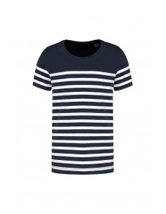 T-shirt marin col rond Bio...