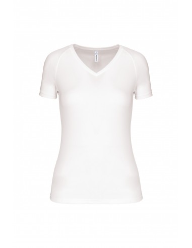 T-shirt de sport manches courtes col v femme - PA477-Accueil-Alchimistes