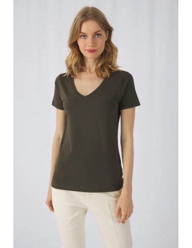 T-shirt Organic Inspire col V Femme - CGTW045-Accueil-Alchimistes