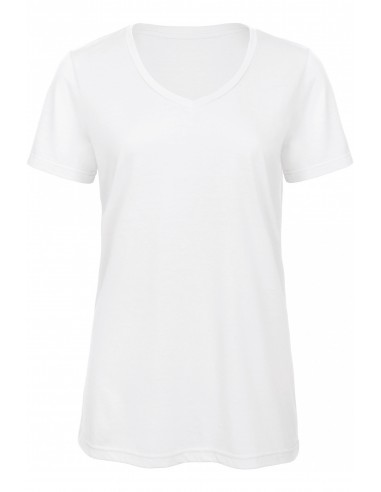 T-shirt Triblend col V Femme - CGTW058-Accueil-Alchimistes