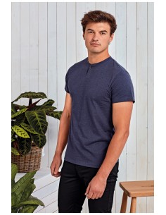 T-shirt col boutonné...