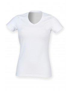 T-SHIRT FEMME COL V FEEL... 2