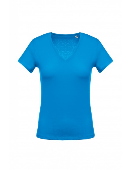 T-Shirt col V manches courtes femme - K390-Accueil-Alchimistes