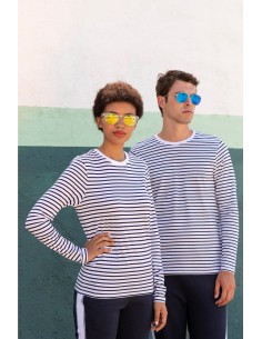 T-SHIRT RAYÉ MANCHES...