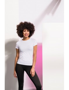T-SHIRT FEMME COL ROND FEEL...