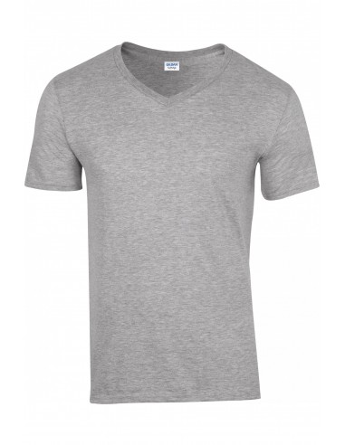 T-SHIRT HOMME COL V SOFTSTYLE - GI64V00-Accueil-Alchimistes