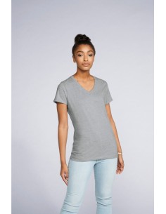 T-shirt Femme Col V Premium...