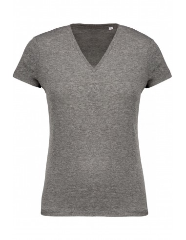 T-shirt coton Bio col V femme - K396-Accueil-Alchimistes