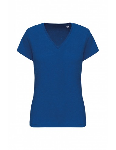 T-shirt coton Bio col V femme - K396-Accueil-Alchimistes