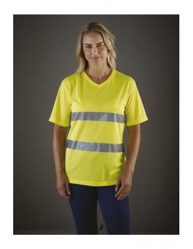 T-shirt col V haute visibilité Top Cool - YHVJ910-Accueil-Alchimistes