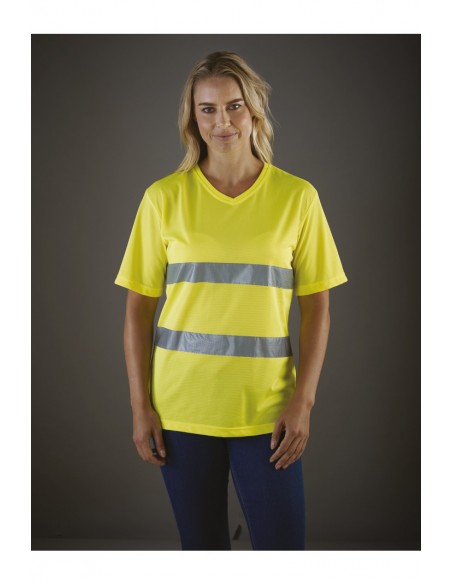 T-shirt col V haute visibilité Top Cool - YHVJ910-Accueil-Alchimistes