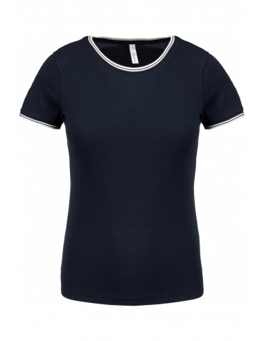 T-shirt maille piquée col rond femme - K393-Accueil-Alchimistes