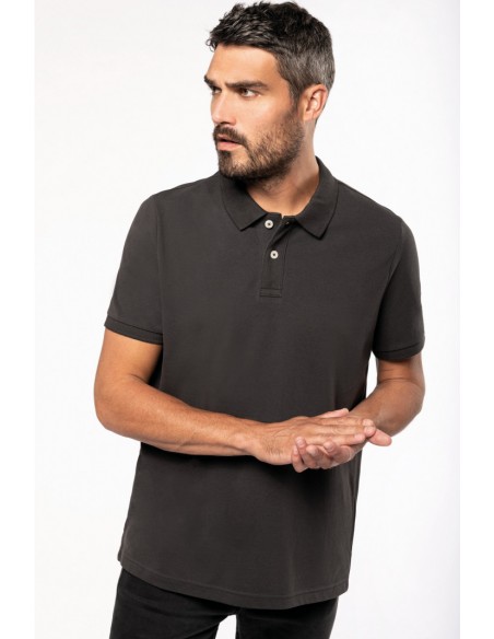 Polo vintage manches courtes homme - KV2206-Accueil-Alchimistes