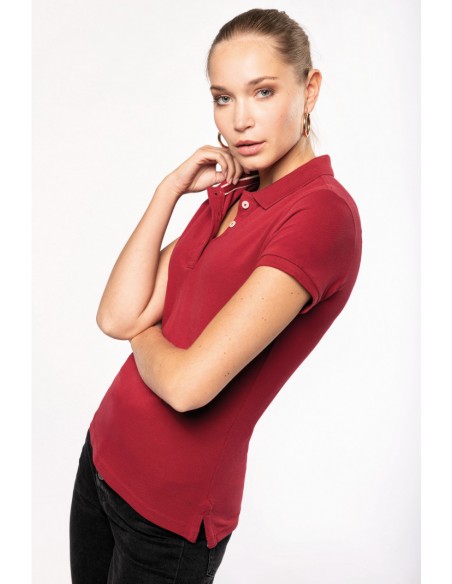 Polo vintage manches courtes femme - KV2207-Accueil-Alchimistes