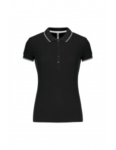 Polo manches courtes femme...