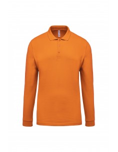 Polo piqué manches longues...