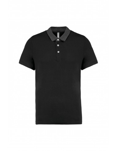 Polo jersey bicolore homme - K260-Accueil-Alchimistes