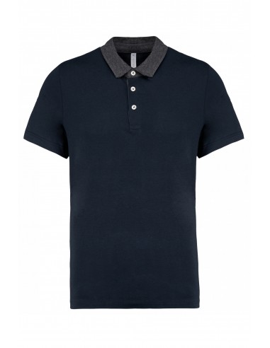 Polo jersey bicolore homme - K260-Accueil-Alchimistes