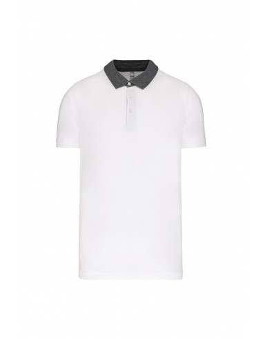 Polo jersey bicolore homme - K260-Accueil-Alchimistes