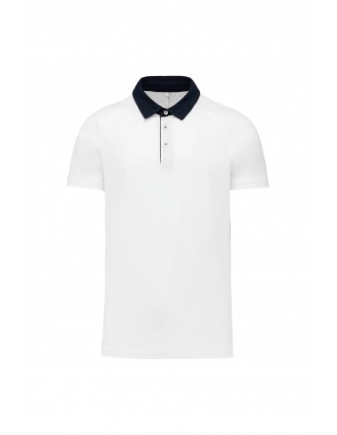 Polo jersey bicolore homme - K260-Accueil-Alchimistes